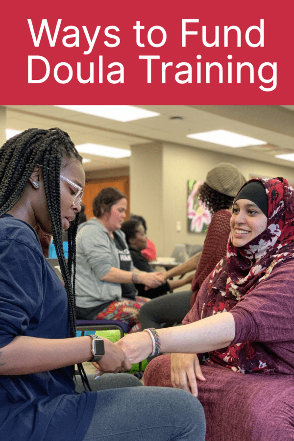 Financing options for doula training.
